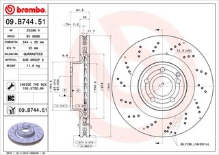Brembo 09.B744.51