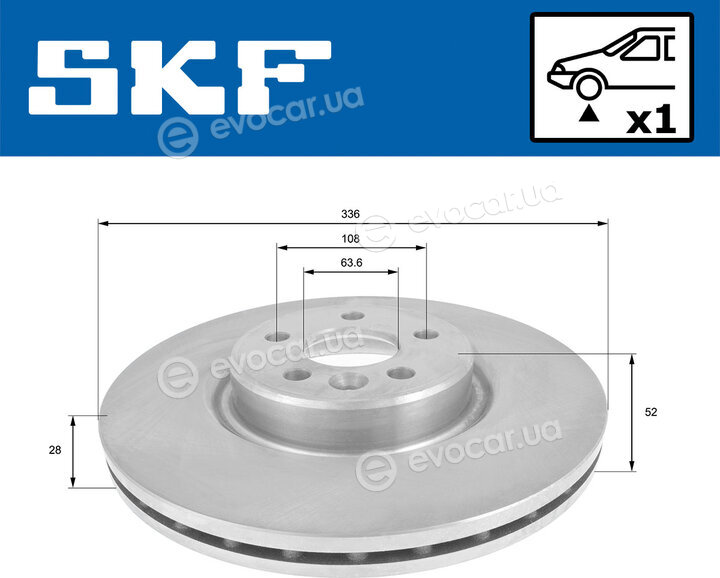 SKF VKBD 80786 V1