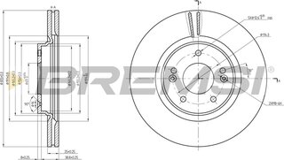 Bremsi CD8680V