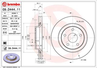 Brembo 09.D444.11