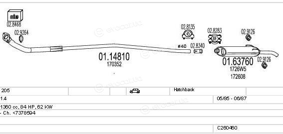 MTS C260460008425