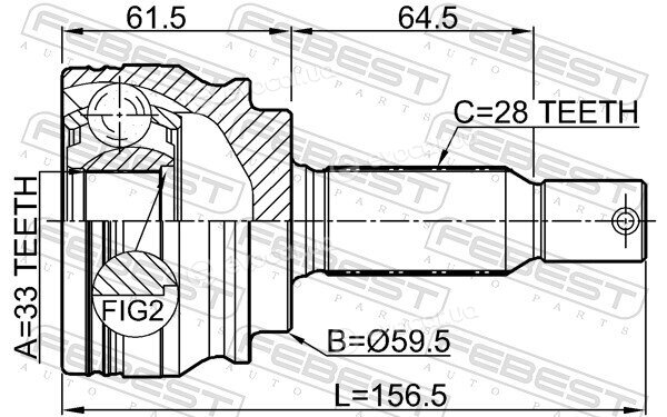 Febest 0410-GA