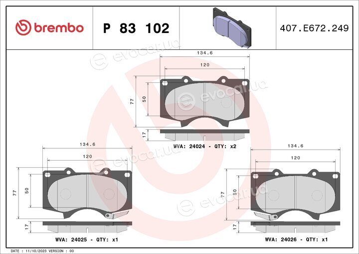 Brembo P 83 102