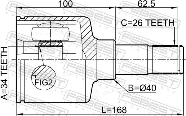 Febest 2111-GE30MTLH