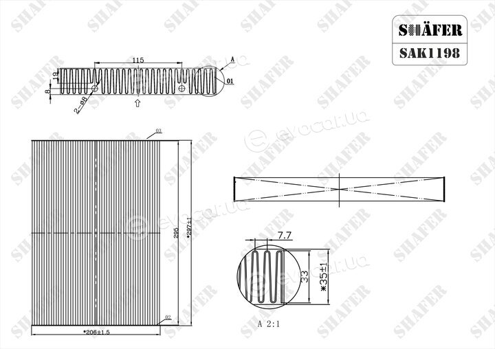 Shafer SAK1198