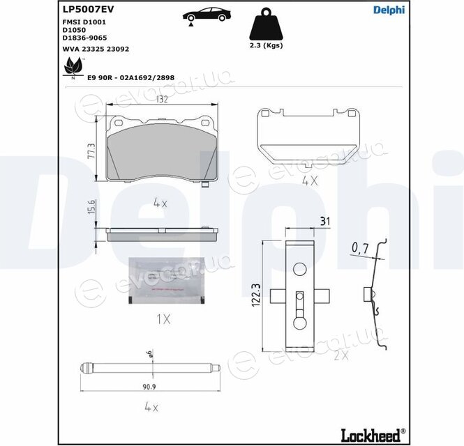 Delphi LP5007EV