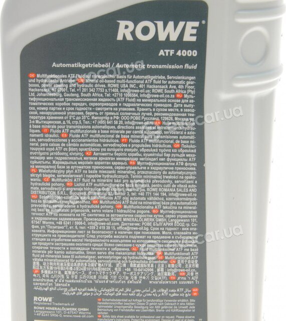 Rowe 25011-0010-99