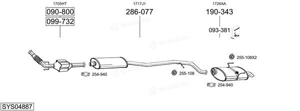 Bosal SYS04887