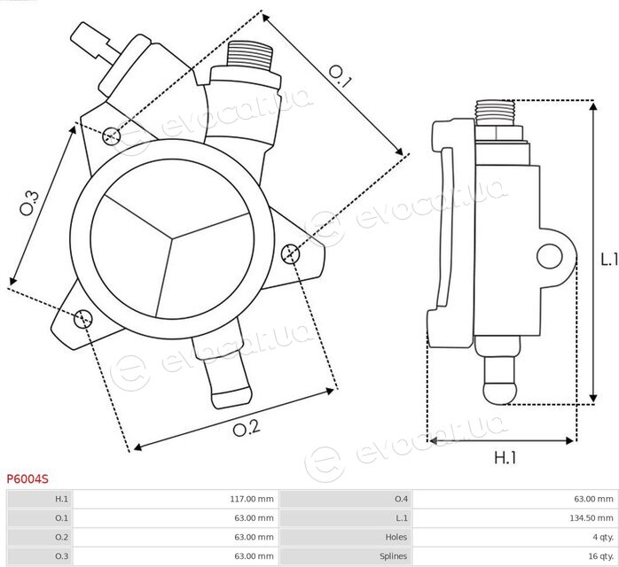 AS P6004S