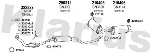 Klarius 180185E