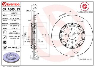 Brembo 09.A665.23