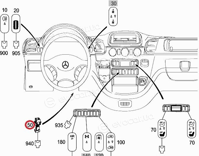 Mercedes-Benz A 001 545 63 09