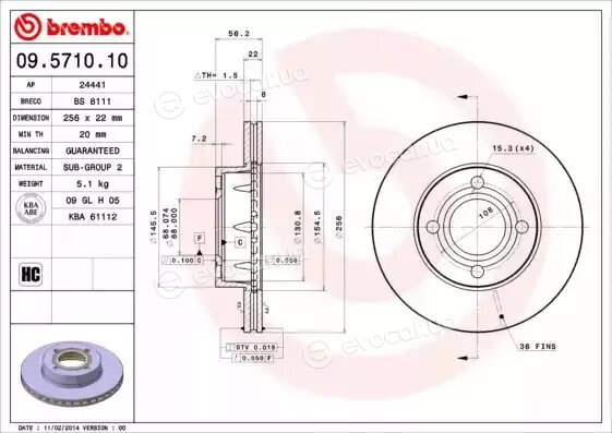 Brembo 09.5710.10