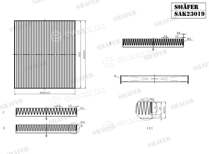 Shafer SAK23019