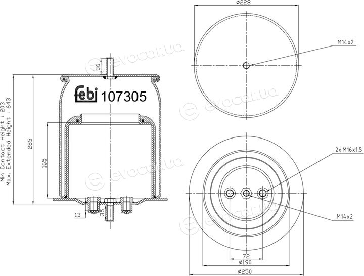 Febi 107305