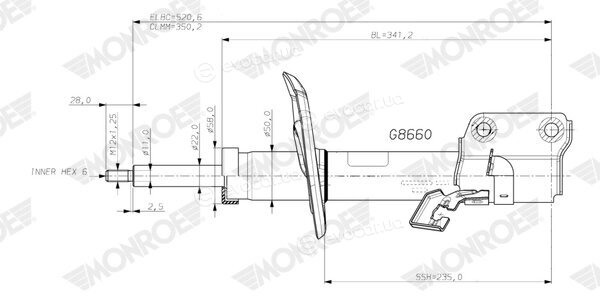 Monroe G8660