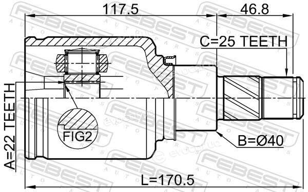 Febest 0211-F15LH