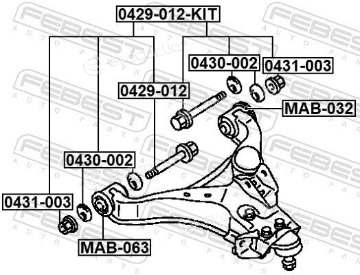 Febest 0429-012-KIT