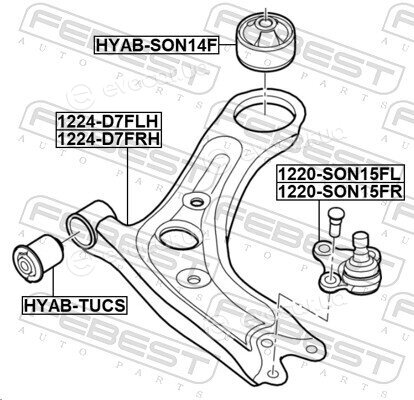Febest 1224-D7FLH