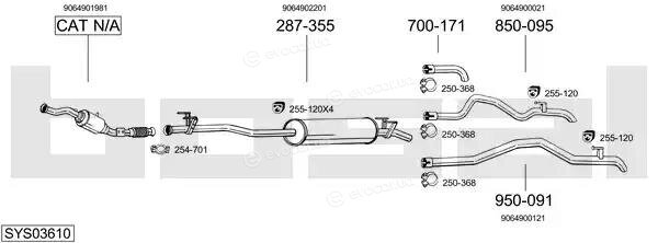 Bosal SYS03610