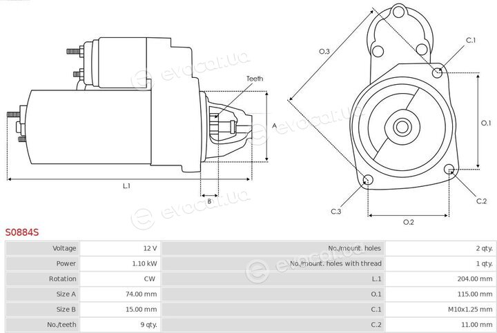 AS S0884S