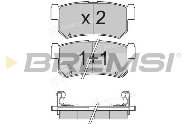 Bremsi BP3203