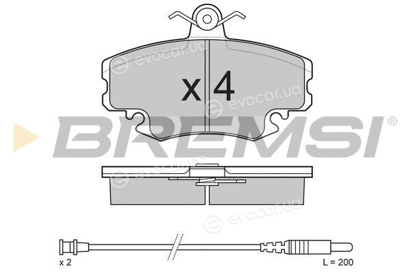 Bremsi BP2590