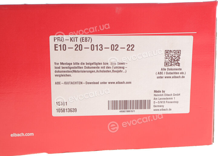 Eibach E10-20-013-02-22