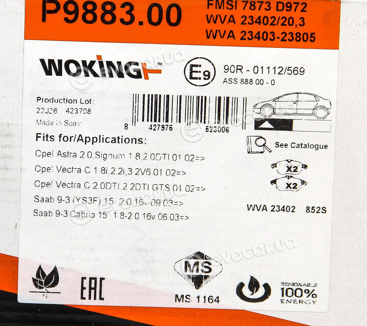 Woking P9883.00