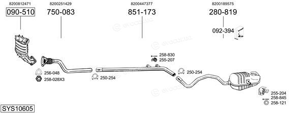 Bosal SYS10605