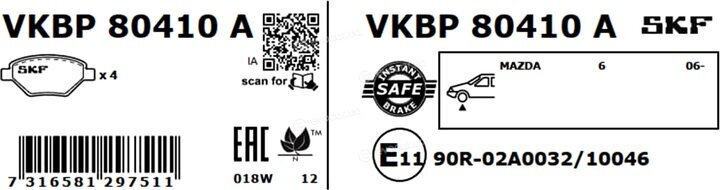 SKF VKBP 80410 A