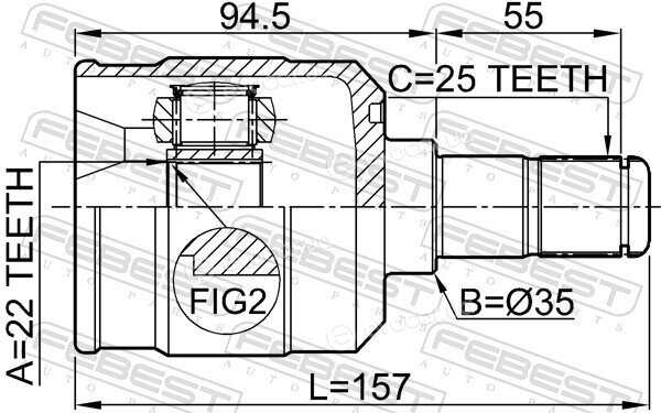 Febest 2211-CERAT