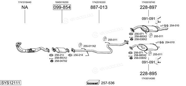 Bosal SYS12111