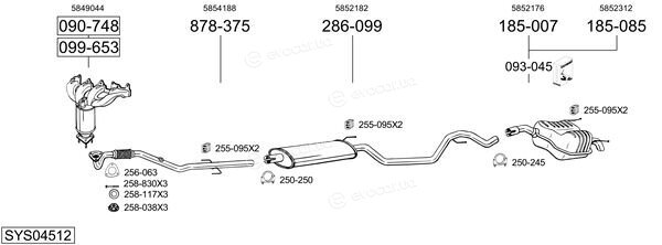 Bosal SYS04512