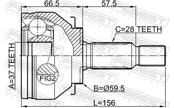 Febest 0410-NA8W