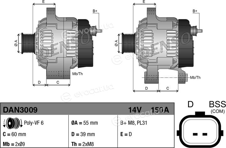 Denso DAN3009