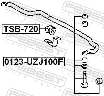 Febest 0123-UZJ100F