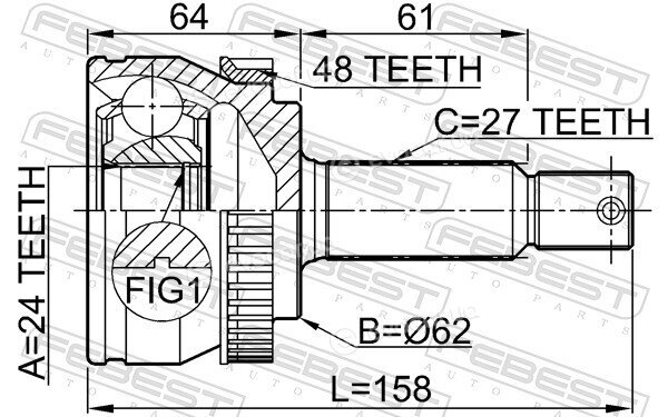 Febest 2210-NSP20A48