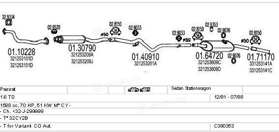 MTS C380353003212