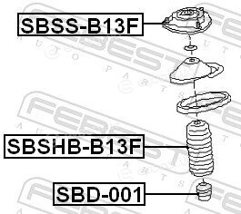 Febest SBSHB-B13F