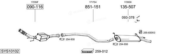 Bosal SYS10102