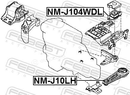 Febest NM-J104WDL