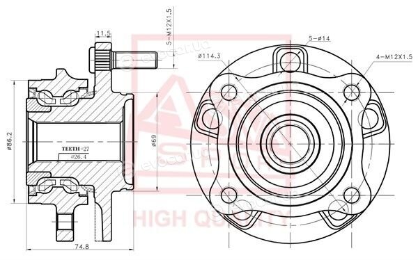 Asva MTWH-CT9AF