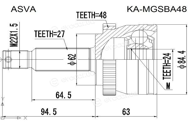 Asva KA-MGSBA48