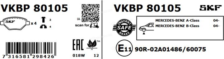 SKF VKBP 80105