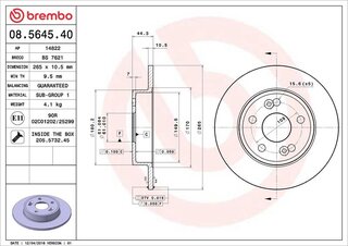 Brembo 08.5645.40