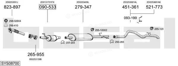 Bosal SYS08700