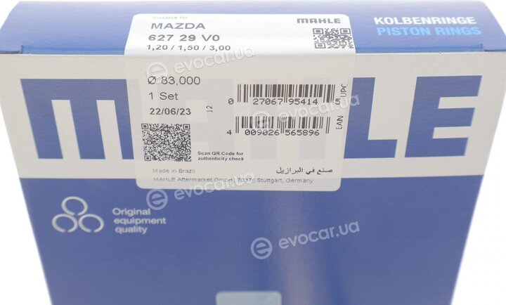 Mahle 627 29 V0