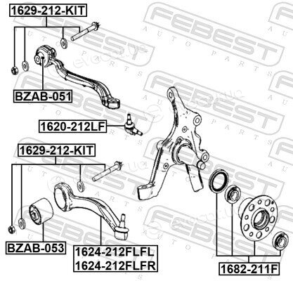 Febest 1624-212FLFR