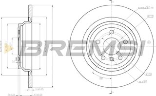 Bremsi CD8204S